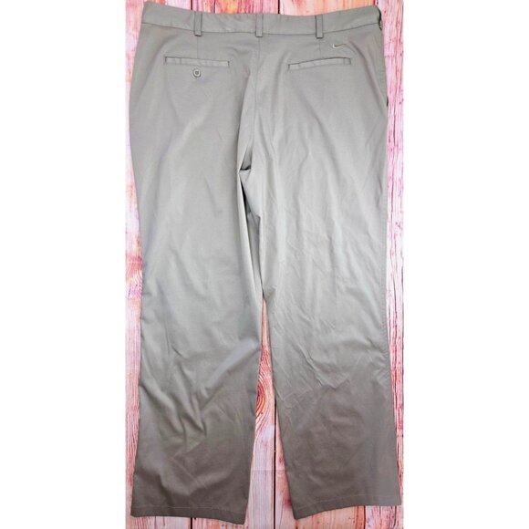 Nike Dri-Fit Mens Casual Beige Golf Pants 40x32 - Picture 2 of 7